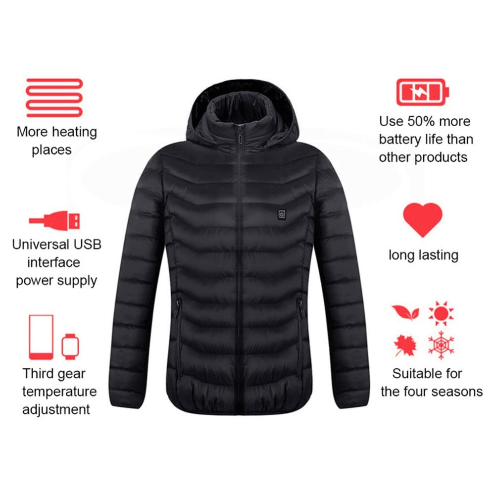 USB Electric Jacket Coat Heater Thermal
